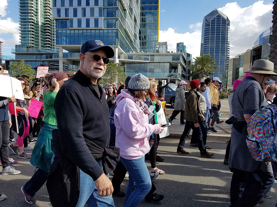 Ed Spriggs Women's March San Diego